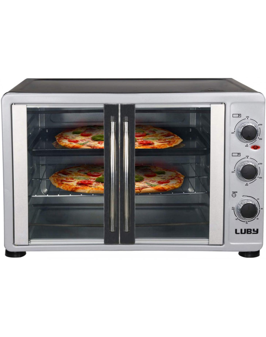 Luby Extra Large Toaster Oven, 18 Slices, 14'' Pizza, 20lb Turkey